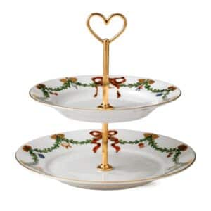 Royal Copenhagen Stjerne Riflet Jul ÃtagÃ¨re, 2 lag